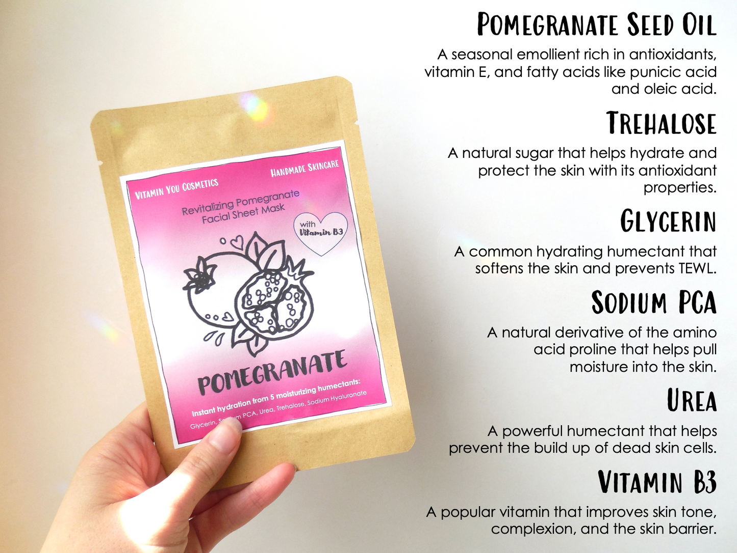 Revitalizing Pomegranate Facial Sheet Mask