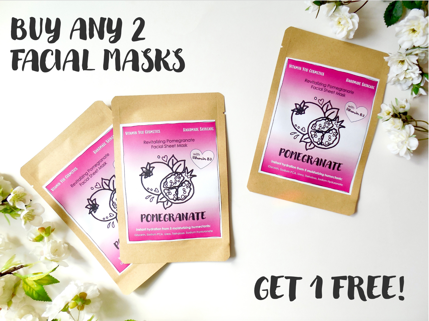 BOGO Free skincare face masks