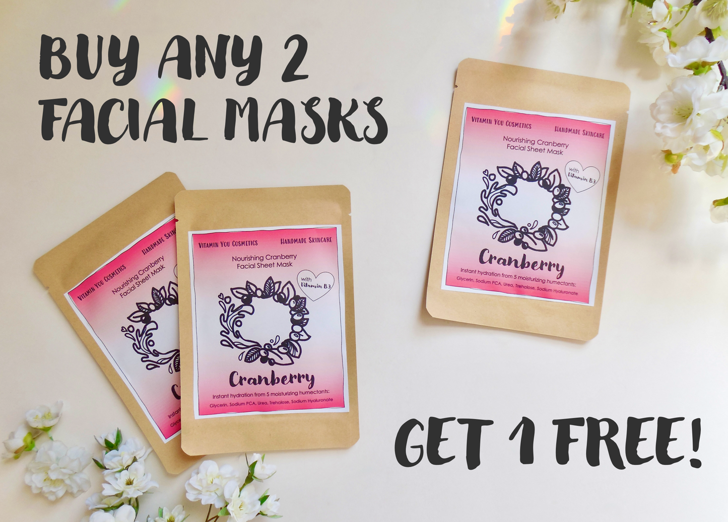 Nourishing Cranberry Facial Sheet Mask