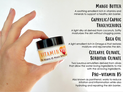 Vitamin B5 Mango Butter Cream