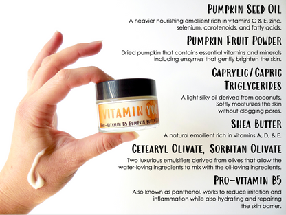 Vitamin B5 Pumpkin Butter Cream