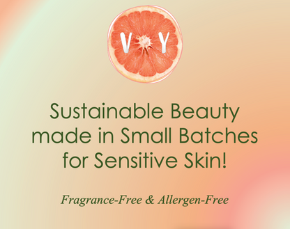 vitamin you is a small sustainable beauty brand that makes skincare in small batches for sensitive skin