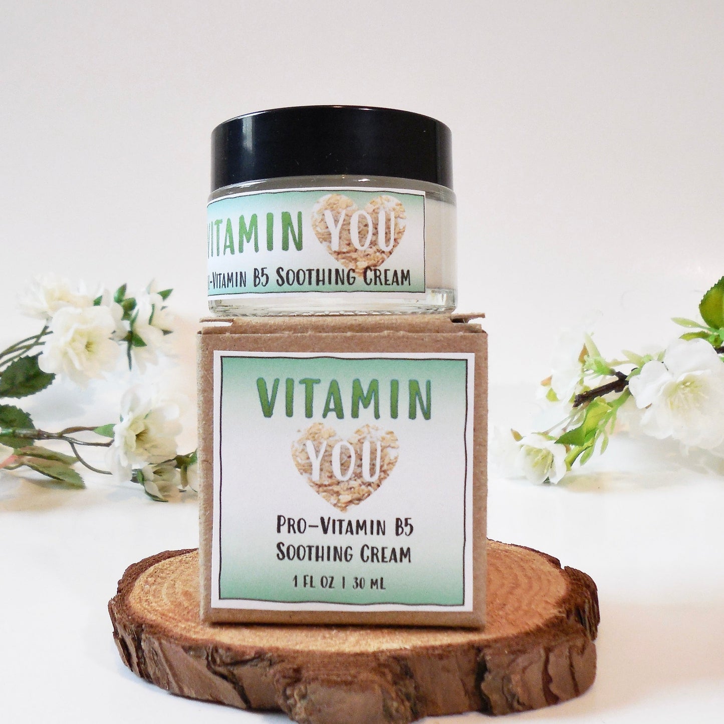vitamin you cosmetics vitamin b5 soothing repairing cream with oatmeal aloe and tribehenin 